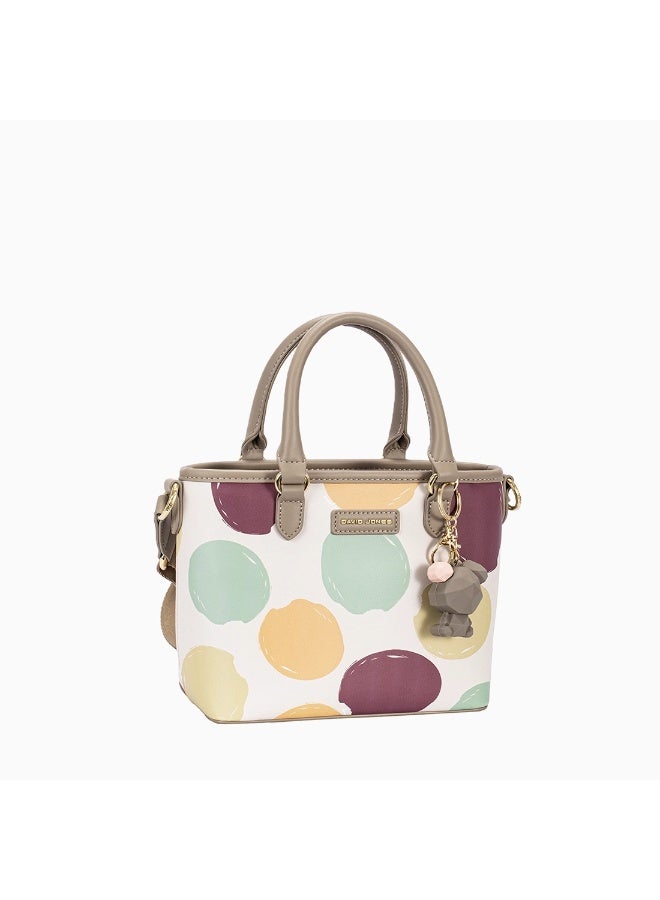 David Jones Patterned Leather Dual Wear Crossbody Handbag for Women | Lightweight Rectangular Shoulder Bag with Multiple Compartments | Ideal for Everyday, Shopping & Meetings | CM7675 - Image 4