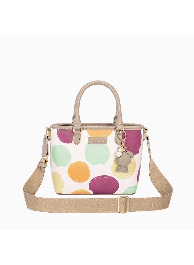David Jones Patterned Leather Dual Wear Crossbody Handbag for Women | Lightweight Rectangular Shoulder Bag with Multiple Compartments | Ideal for Everyday, Shopping & Meetings | CM7675 - Image 1