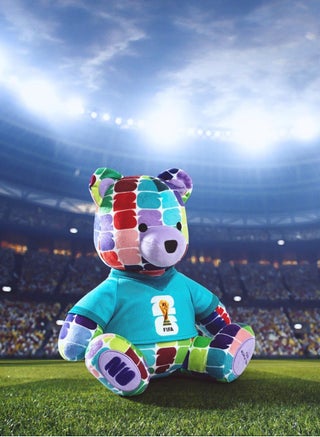 FIFA® World Cup 2026™ 10-Inch Colorful Bear Plush – Official Collectible Fan Toy - view 5
