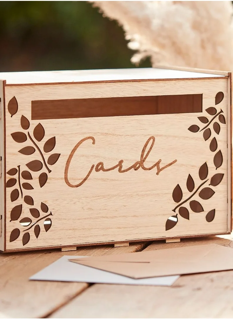 Ginger Ray Wooden Card Box