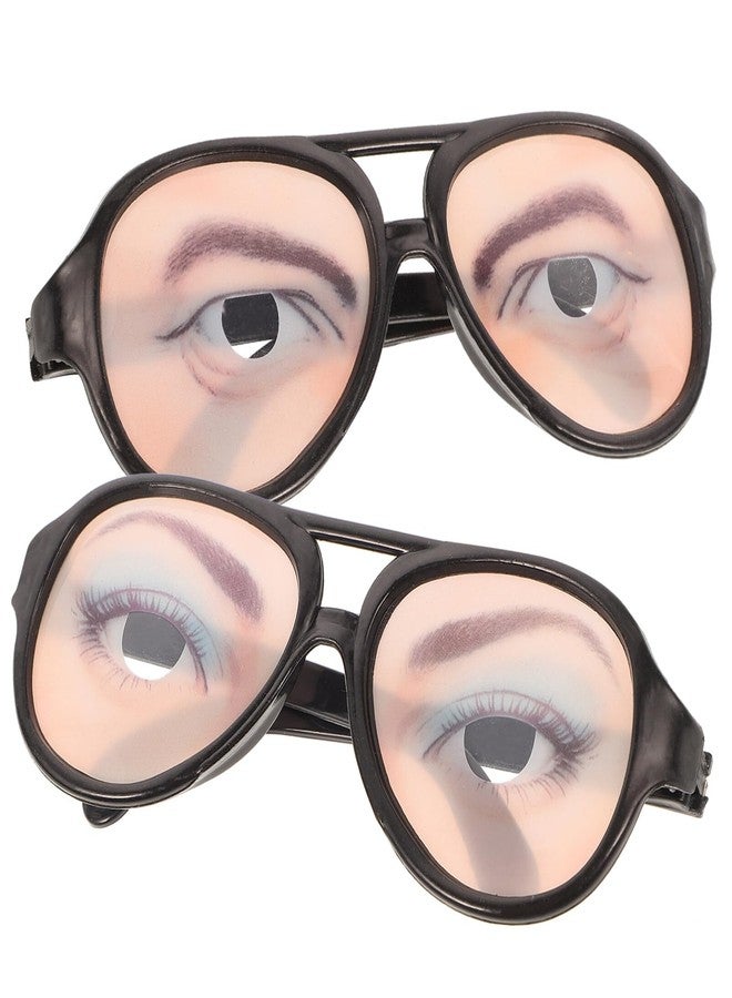 Alipis Halloween Trick Female Funny Eyes Glasses Costume Prank Disguise Eyeglass Party Favors Toys for Halloween Fools Day Party Accessory - Image 1
