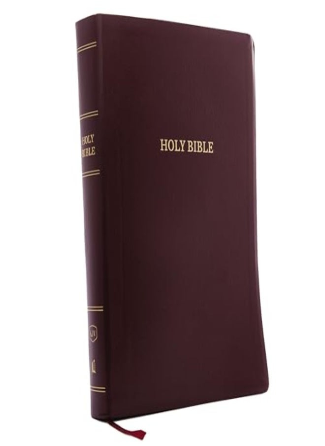 KJV Holy Bible: Super Giant Print with 43,000 Cross References, Burgundy Leather-look, Red Letter, Comfort Print: King James Version 