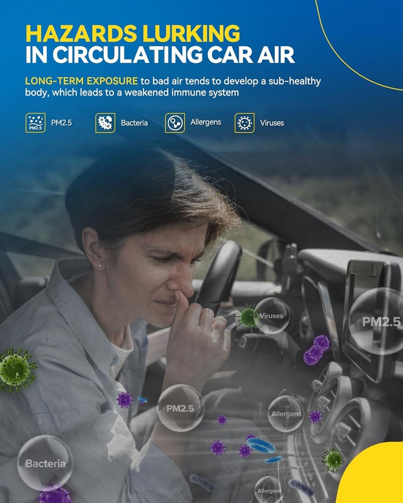 PHILTOP فلتر هواء المقصورة، بديل لـ CP173، CF11173، BE-173، ألتيما، ماكسيما، مورانو، كويست، يتضمن كربون مفعل، عبوة من 1 - Image 2