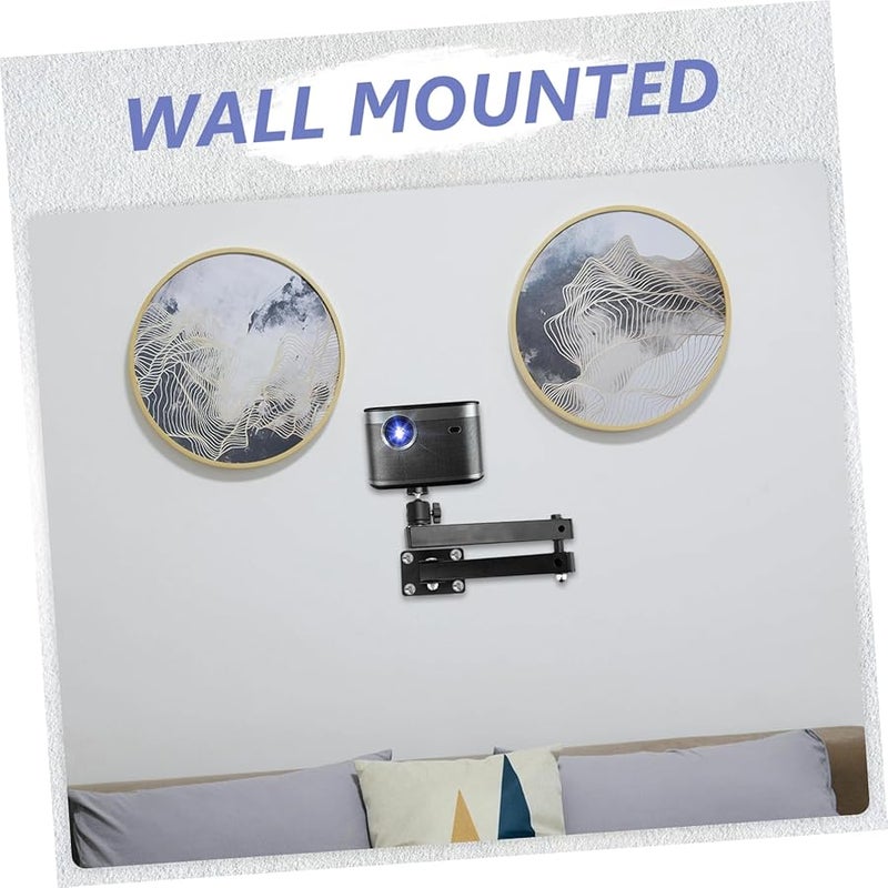Wall Mounted Projector Stand Holder Compact Space Saving Design for Home Entertainment - Image 4