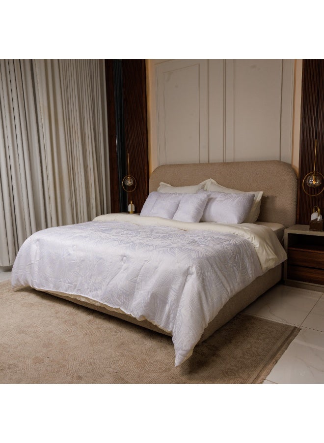 FoamZone Jacquard Microfiber Comforter, 10 PCs King Size 270x260 cm - Image 1