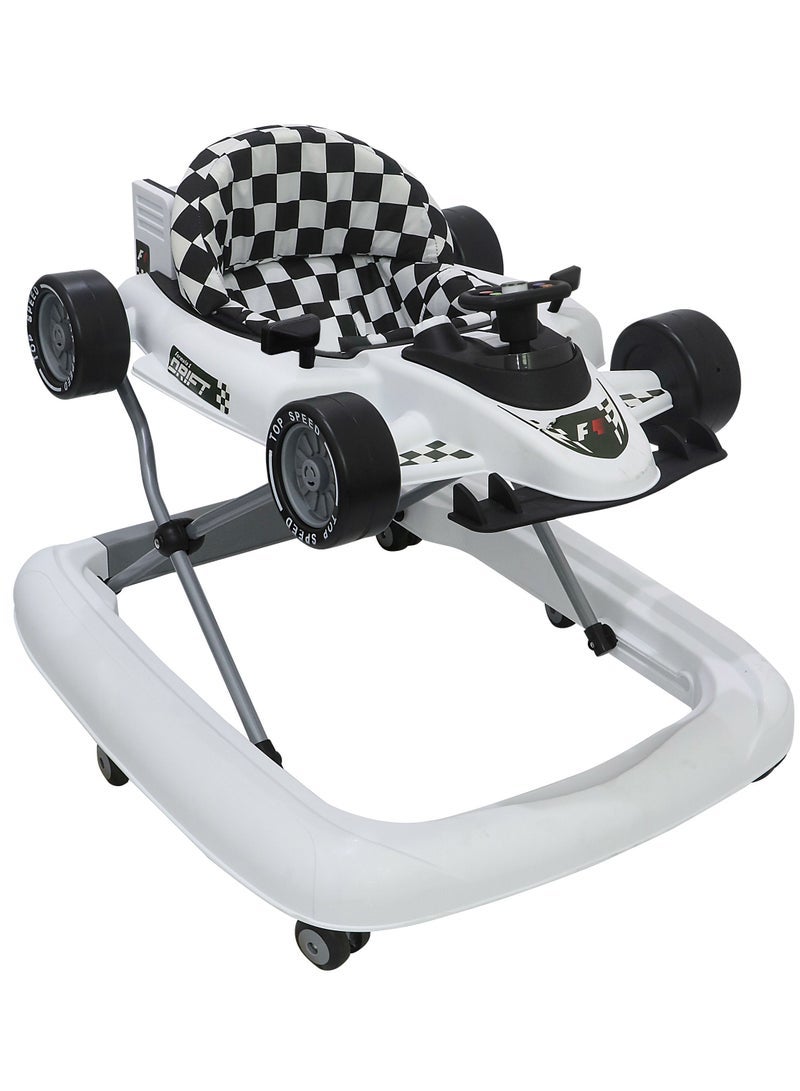 Bebesitos Race Car Shape Baby Walker With Music And Educational Board - Image 1