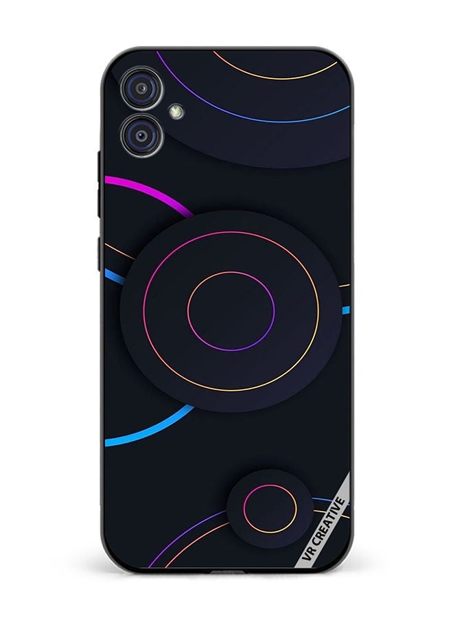 VR CREATIVE Protective Case Cover For Samsung Galaxy M04/F04 Circles Dots Design Multicolour - Image 1