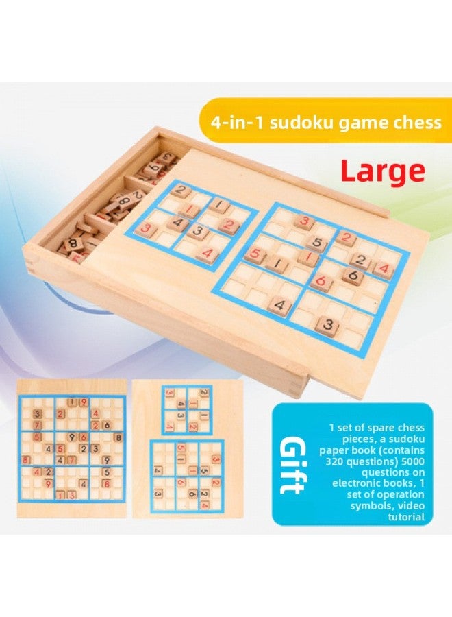 Toy Educational Board Game Sudoku Kidsren's Entry-Level 4-6-9 Years Old Nine-Square Chess Family Game Concentration Training Hot
