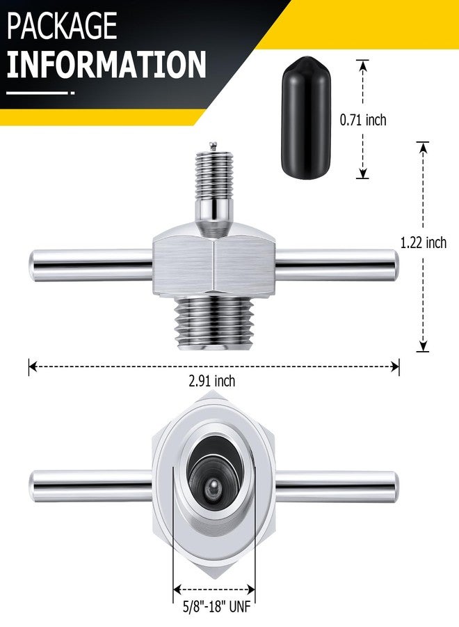 Feekoon Compatible with Vaper 19487 Spot Sprayer Filling Cap, Filler Cap Assembly Compatible with Non Aerosol Spot Sprayer, T Bar Cap with Gasket, Valve Core, Valve Cap - Image 4