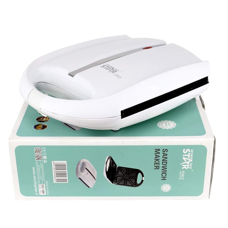 MUGATH 1400W Sandwich Maker Machine 4 Slice Triangle Sandwich Toaster Maker Heat Resistant Body Oil Free Toasting NonStick Coated Plates for EasytoClean - Image 2