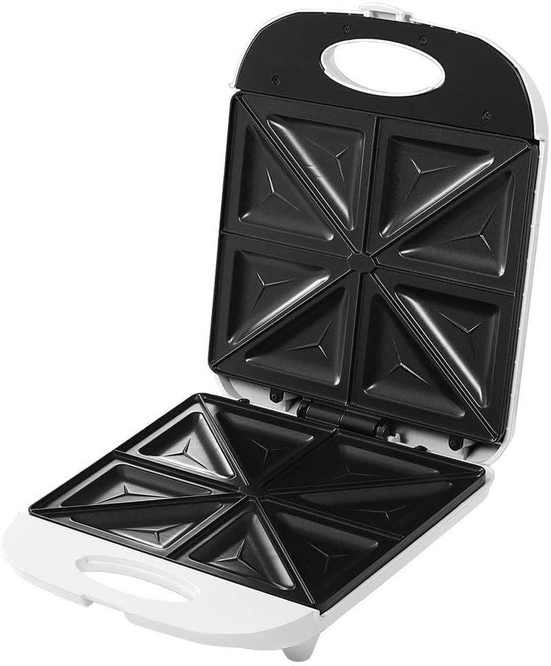 MUGATH 1400W Sandwich Maker Machine 4 Slice Triangle Sandwich Toaster Maker Heat Resistant Body Oil Free Toasting NonStick Coated Plates for EasytoClean - Image 4