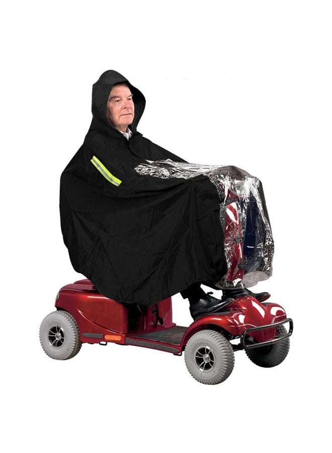 nomiou Mobility Scooter Rain Cover Waterproof Material Your and Your Scooter from Rain Snow Sleet and Sun - Image 1