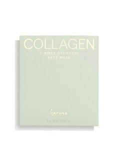 Karuna Karuna Skin - COLLAGEN Face Mask Sheets, Hydrogel 2-Piece Facial Mask, Age-Defying, Hydrating, Rejuvenating & Moisturizing Skin Care Essential That Targets Fine Lines & Wrinkles, 1 Pack  - Image 2