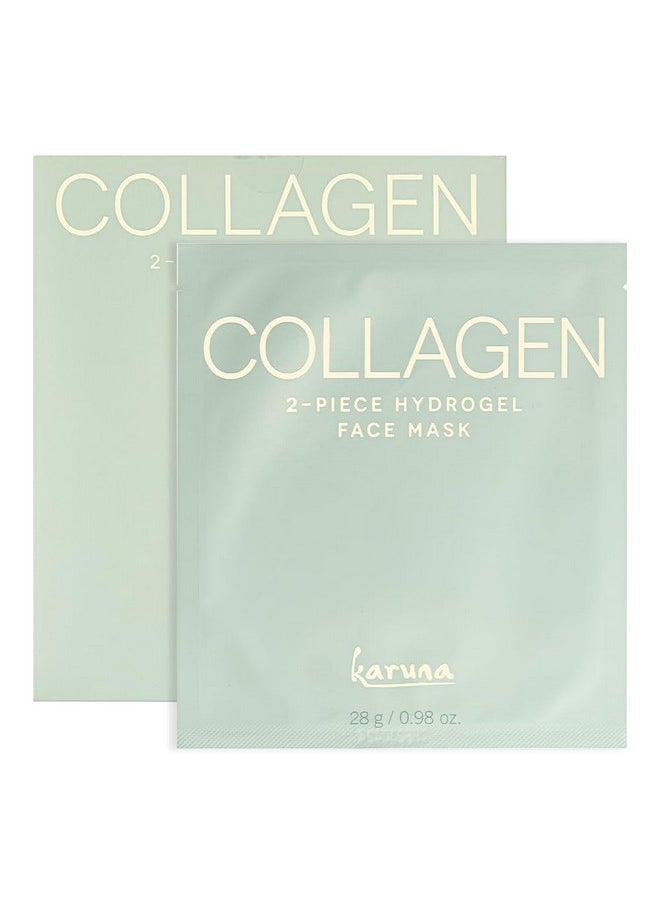 Karuna - Karuna Skin - COLLAGEN Face Mask Sheets, Hydrogel 2-Piece Facial Mask, Age-Defying, Hydrating, Rejuvenating & Moisturizing Skin Care Essential That Targets Fine Lines & Wrinkles, 1 Pack - Image 1