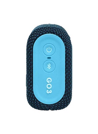 Go 3 Portable Wireless Speaker, High Quality Sound - 5H Battery - Ipx Waterproof - Audio Cable Input Blue Pink - view 5