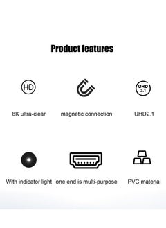 KASTWAVE USB C Magnetic Adapter with 19 Pins Connector - Supports 8K@60Hz Video Output, Compatible with Type C Devices, Ideal for 8K/60Hz and 4K/120Hz Displays  - Image 5