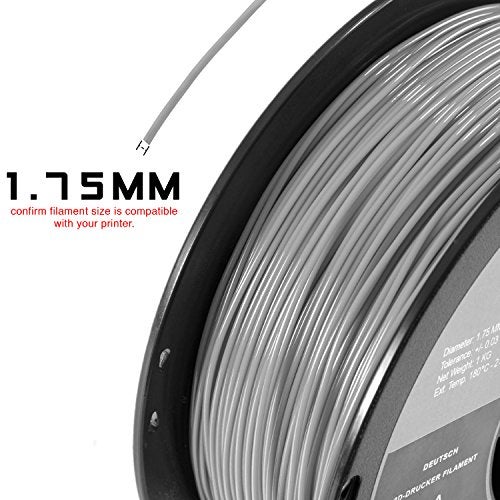HATCHBOX PLA 3D Printer Filament, Dimensional Accuracy +/- 0.03 mm, 1 kg Spool, 1.75 mm, Glow in The Dark - Image 3