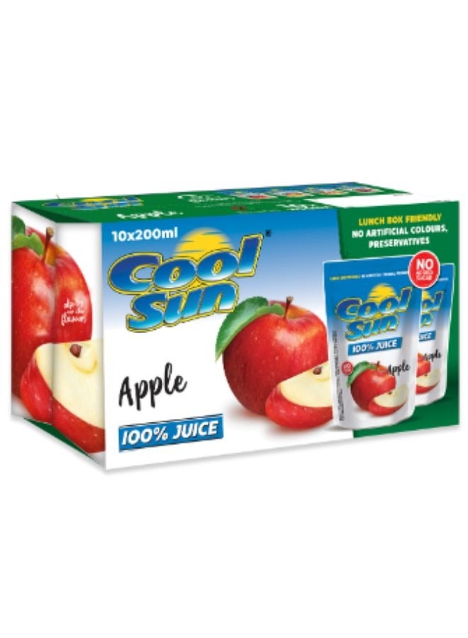 Cool Sun Apple Juice 10 x 200ml