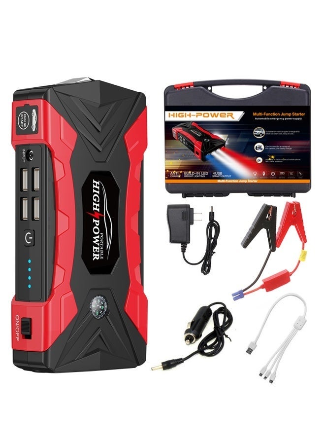 ELTRAZONE HIGH POWER Heavy-Duty Car Jump Starter with Air Compressor, USB, LED & Emergency Power Supply - Image 1