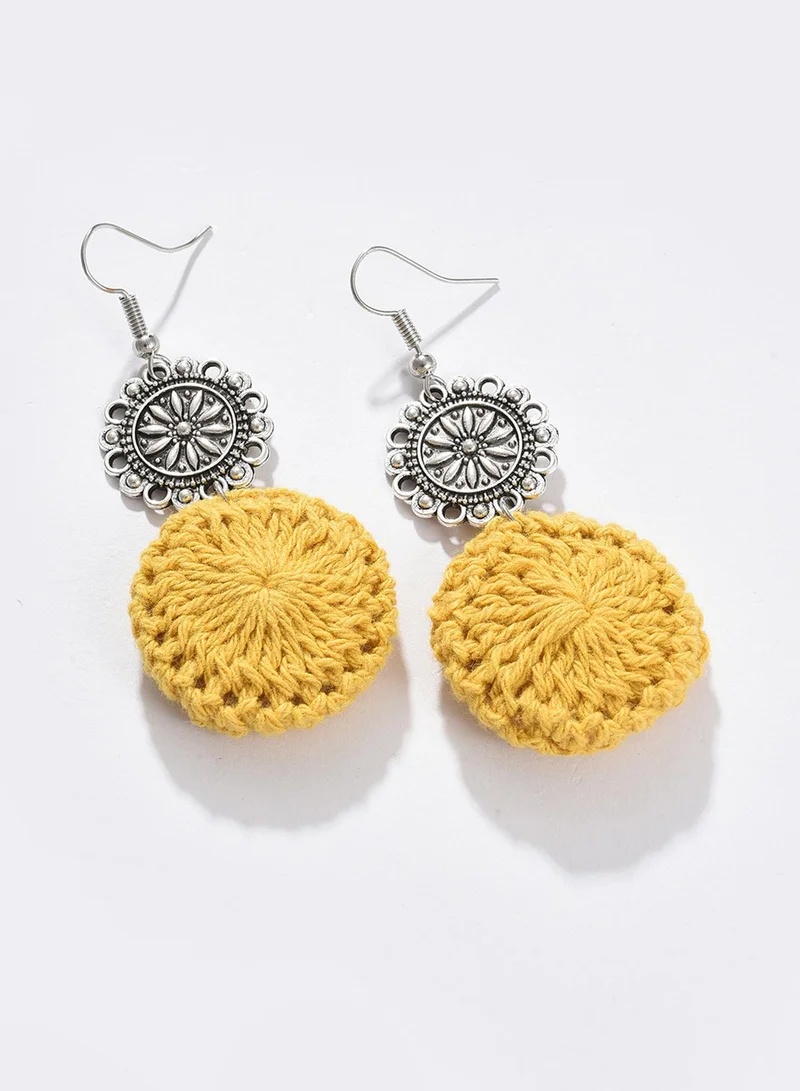 SOHI Contemporary Artificial Drop Earring Jewellery