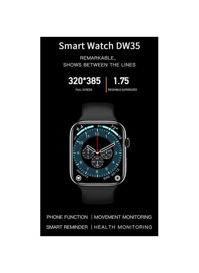 Zaboon DW35 1.75 inch Full Screen IP67 Waterproof Smart Watch, Support Sleep Monitor / Heart Rate Monitor / Bluetooth Call  - Image 3