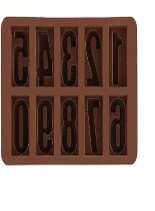 FEDDE Silicone Chocolate Mould Numeric Chocolates Candy Mold 1234 Ice Cube Tray - Image 2