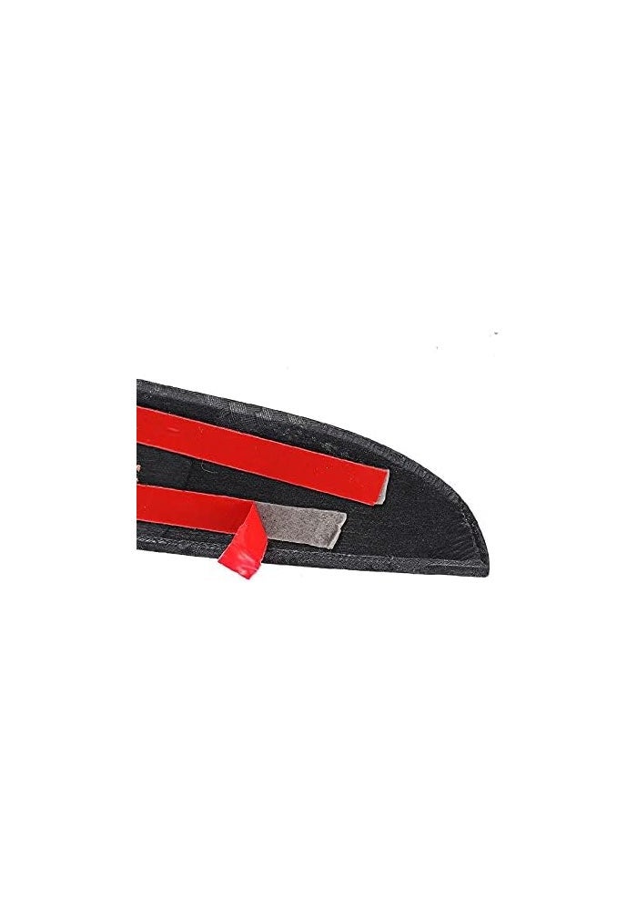 QASULER Car Headlight Eyebrow Trim for VW Scirocco - Image 2