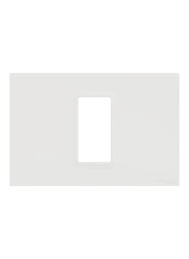 Cover Frame, Miluz E, 1 Gang, White