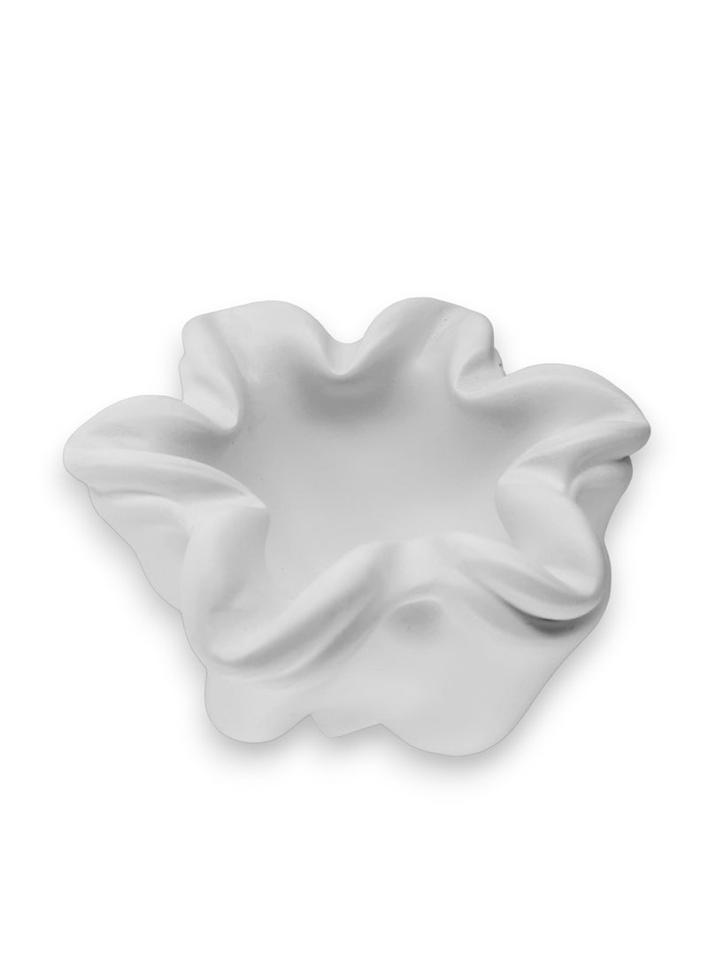 Generic - Chocolate Bonbonier Made of Artificial Marble Hexagonal Round Shape One Piece For Dining Table Decoration, Home Decor (White) - Image 1