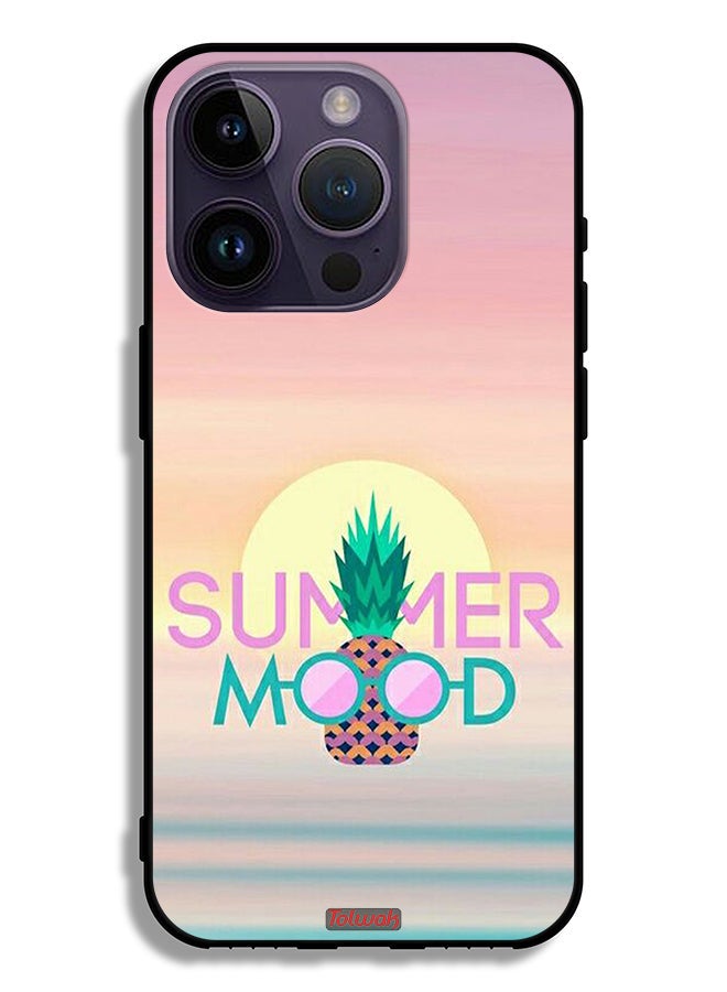 Tolwak Apple iPhone 14 Pro Protective Case Summer Mood - Image 2