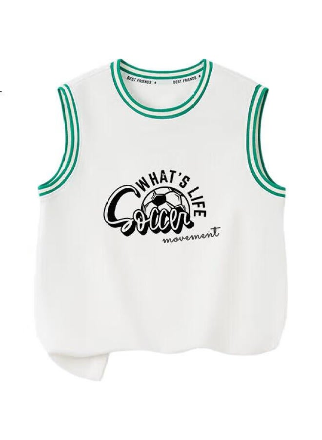 Yuzhaolin (Yuzhaolin) Boys' Sleeveless Tank Top Children'S Quick-Drying Breathable Mesh Sports Tank Top Kids Clothing - Image 2