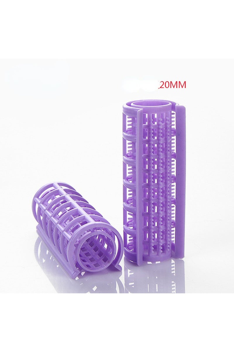 erorex 12Pcs 2CM 6/8/10/12/14Pcs Heatless Hair Curler No Heat Hair Rollers Plastic Lazy Curls Root Perm Rod