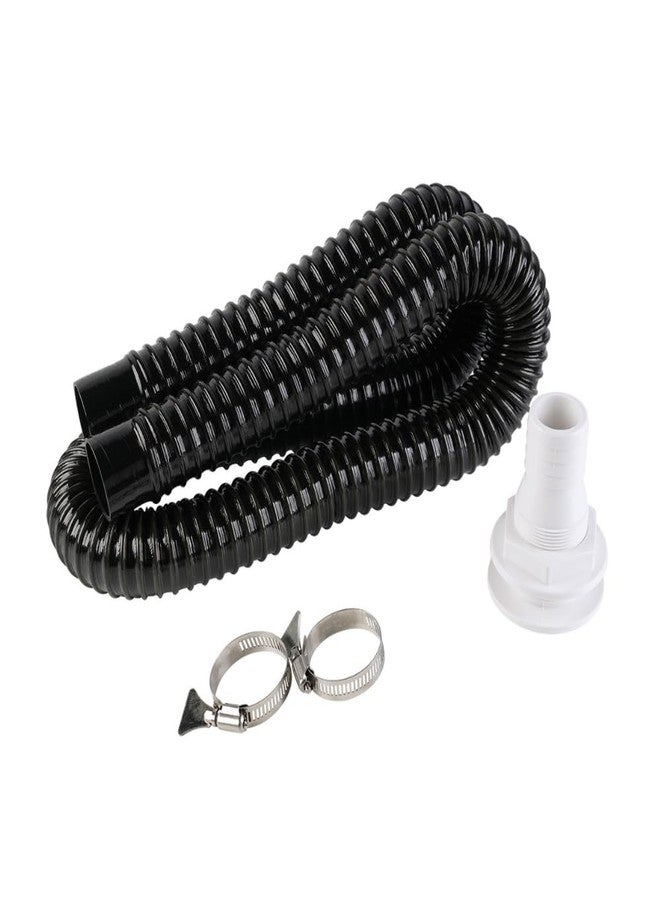 SEAFLO Bilge Pump Installation Kit Bilge Pump Hose 1-1/8” Outlet Inch Dia Plumbing Kit | 4.5 FT Kink-free Flexible PVC Hose | Includes 2 316 Stainless Steel Hose Clamps and 1-1/8” Thru-Hull Fitting - Image 4