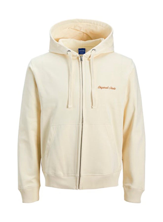 JACK & JONES Jornorrebro Emb Sweat Zip Hood Noos - Image 1