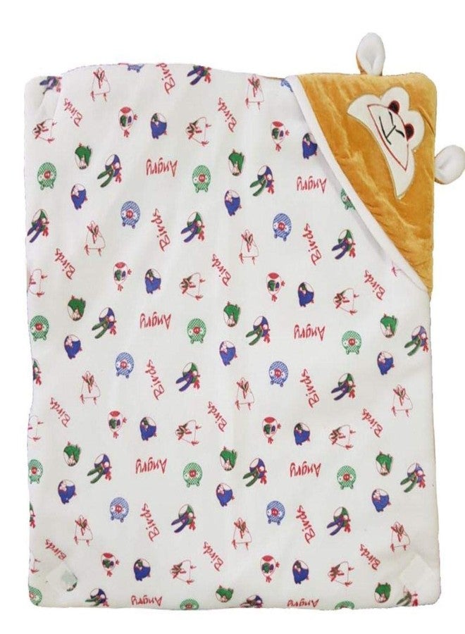 First Kick Baby Blankets New Born Combo Pack of Super Soft Baby Wrapper Durable Polyester Sleeping Bag Cum Baby Blanket for Baby Boys, Baby Girls, Babies (66cm x 66cm, 0-6 Months), Pack of 2 Velvet - Image 3