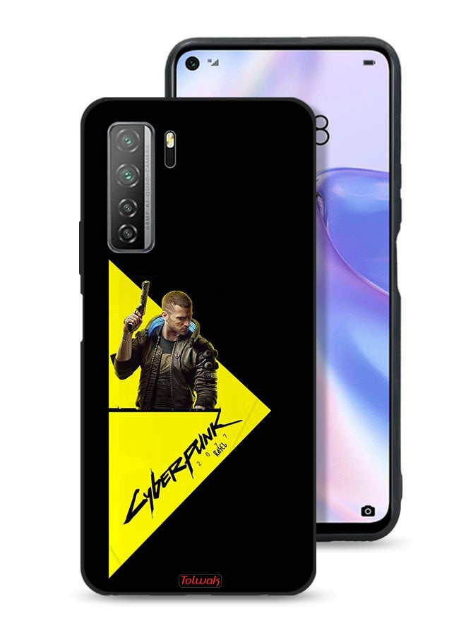 Tolwak Huawei nova 7 SE 5G Protective Case Cover Cyberpunk 2077  - Image 1