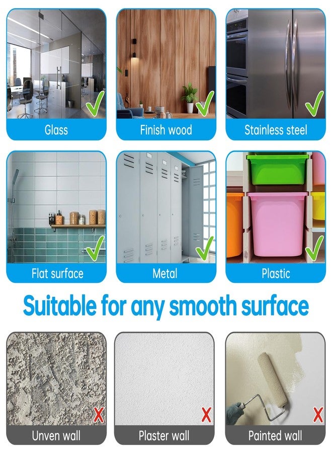 CUHIOY Dry Erase Self Adhesive Magnetic Whiteboard Sticker on Any Smooth Surface, Stain Resistant 17x12 Fridge Whtieboard Magnet Sheet, Used as Weekly Meal Planner Reminder Notice 3 Marker Pens - Image 4