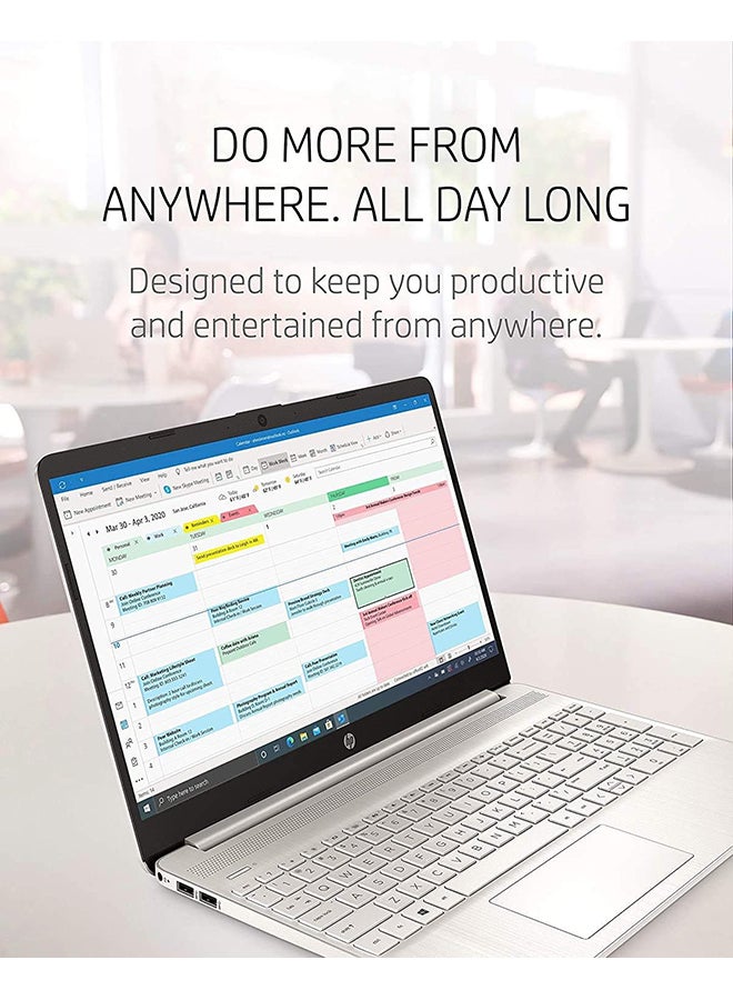 HP كمبيوتر محمول 15.6 بوصة بدقة FHD IPS، معالج Core i5-1135G7/ذاكرة وصول عشوائي سعة 32 جيجابايت/محرك أقراص SSD سعة 1 تيرابايت PCIe/بطاقة رسومات Intel Iris Xe/نظام تشغيل Windows 11 مع ملحقات GM - Image 5