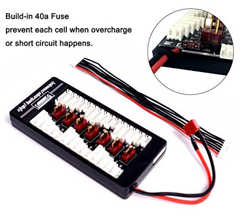 FPVKing T Plug Deans Parallel Charge Board 2S-6S Lipo Balance Charging Board Imax B6 B6AC Charger Expansion Board - Image 2