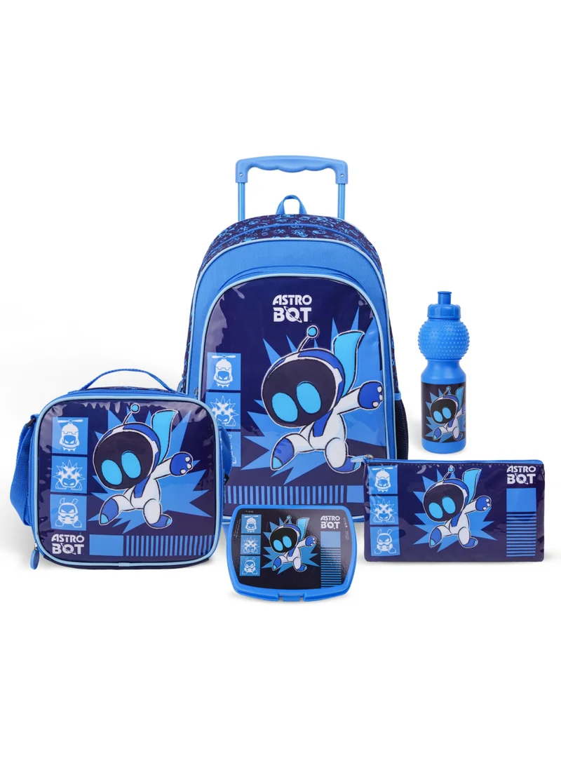 بلاي ستيشن Sony Playstation Play 5In1 Trolley Box Set 18" I Trolley I Lunch Bag I Water Bottle I Pencil Case I Lunch Box I Packaging