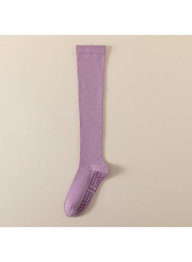 KUYING Yoga Socks Professional Non-slip Calf Socks Women's Fitness Dance Pressure Long Barrel Pilates Sports Muscle Socks - Image 1