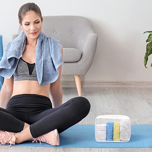 PACKISM Clear Makeup Bag - 3 Pack Clear Travel Bags for Toiletries for Women, Cosmetic Bags Carry on Toiletry Travel Essentials, White Large - Image 2