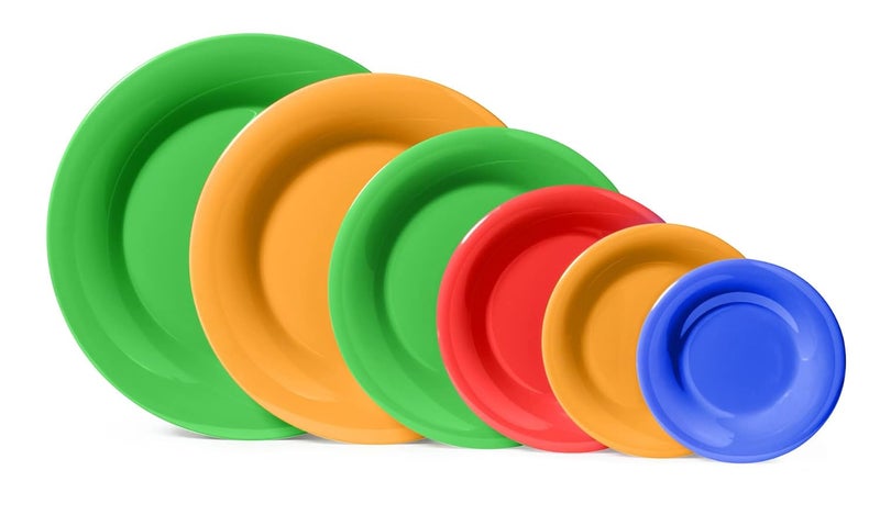 Get طقم أطباق مقبلات من ميلامين 65 بحافة عريضة من GET عدد 12 - Image 5