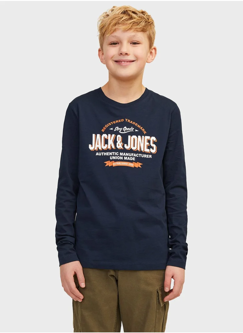 Jack & Jones Junior Youth Logo T-Shirt