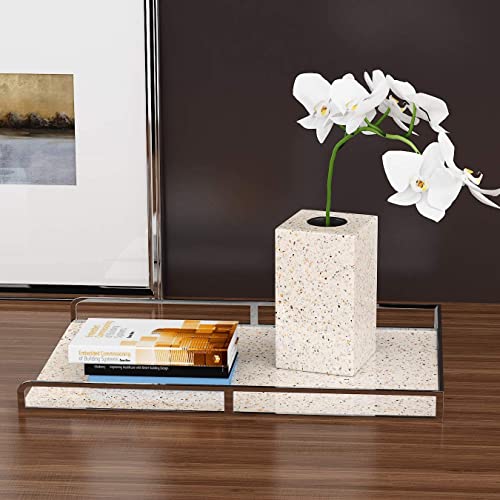 ELTON Granite Self Adhesive Waterproof Contact Film Wallpaper for Countertops Cupboard Door, Almirah, Fridge, Tabletop, Wall, Floor (EL2222, Glossy White Spotted Granite, 16 X 96 INCH) - Image 3