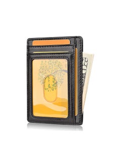 Buffway Buffway Slim Minimalist Front Pocket RFID Blocking  - Image 2