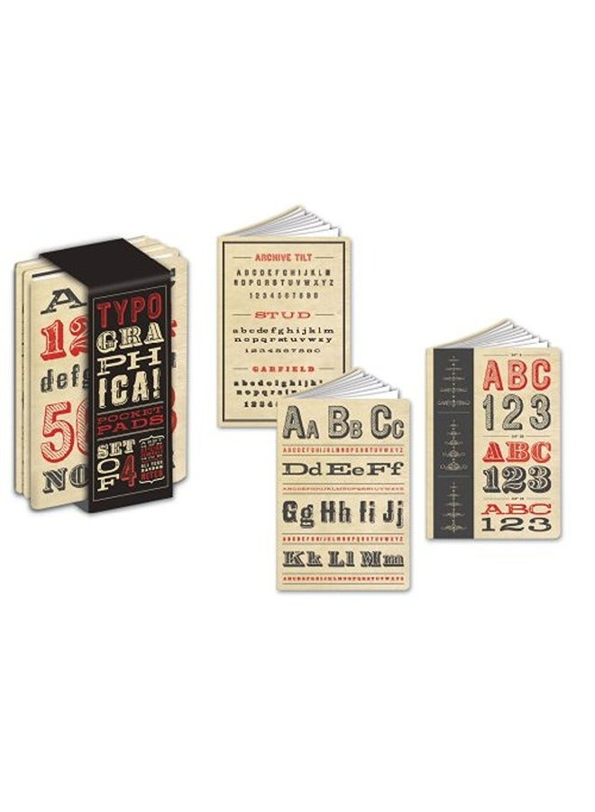 Typographica Pocket Pads (Notepads) 