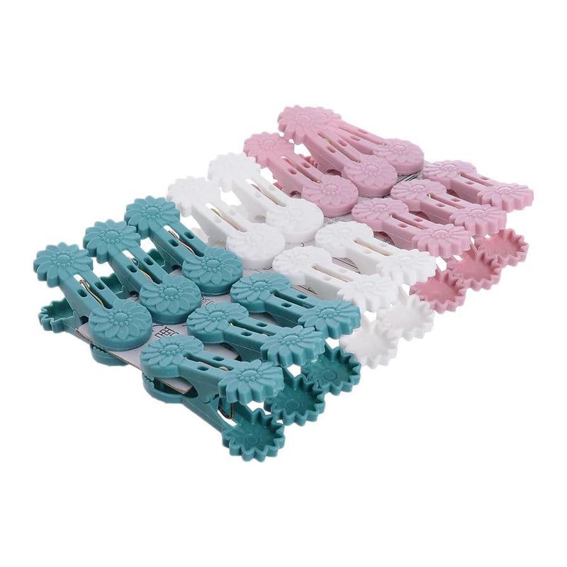 Nibbler® Premium Pack of 24 Cloth Clips for Drying Clothes - Multipurpose Clothes Pins for Indoor and Outdoor Use - Strong and Durable Clips for Clothes Drying, Hanging, and Organizing (24) - Image 2