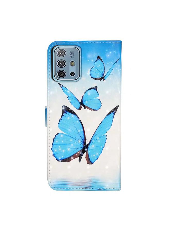 اس-توب جراب لهاتف Motorola Moto G10 / G20 / G30، جراب جلدي منقوش برسومات زيتية ثلاثية الأبعاد - Image 3