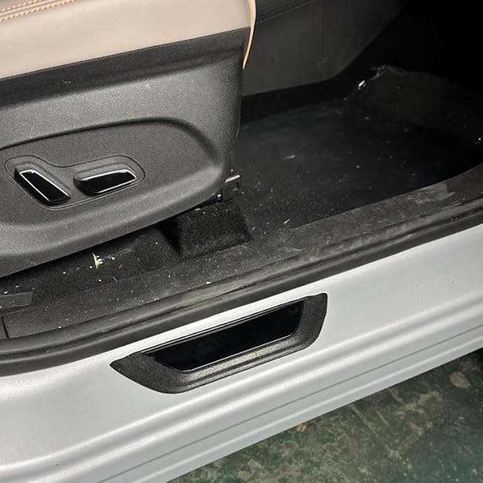 4PCS Car Door Sill Protector for VW Golf (GTI/R) 1993–2025 2026, Stainless Steel Scuff Plate with Plastic Base, Anti-Scratch Trim, Threshold Protection Strip, Auto Accessories,A-Black Normal B-Silver - Image 3